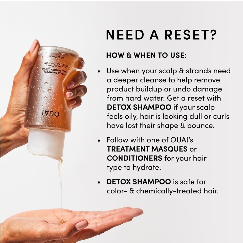 OUAI Gold Detox Shampoo for Hair - Picture 4 of 6